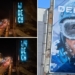 Z budynku przy ul. Narutowicza 21 zniknął neon „Wdech Wydech”. W zamian na ścianie pojawiła się ogromna reklama 14 Neon Wdech Wydech. Gdzie się podział?