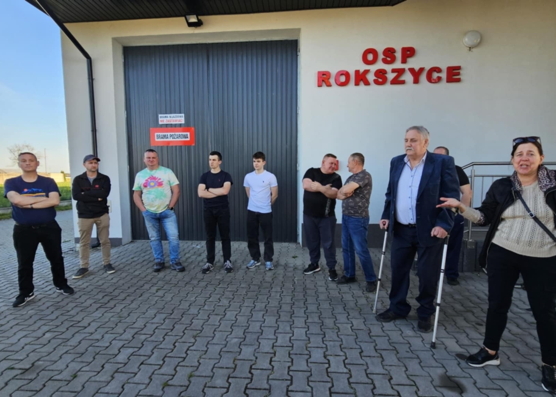 Protest mieszkańców Majkowa Dużego i Rokszyc. Mówią „NIE” powstaniu biogazowni 1 Protest mieszkańców Majkowa Dużego i Rokszy