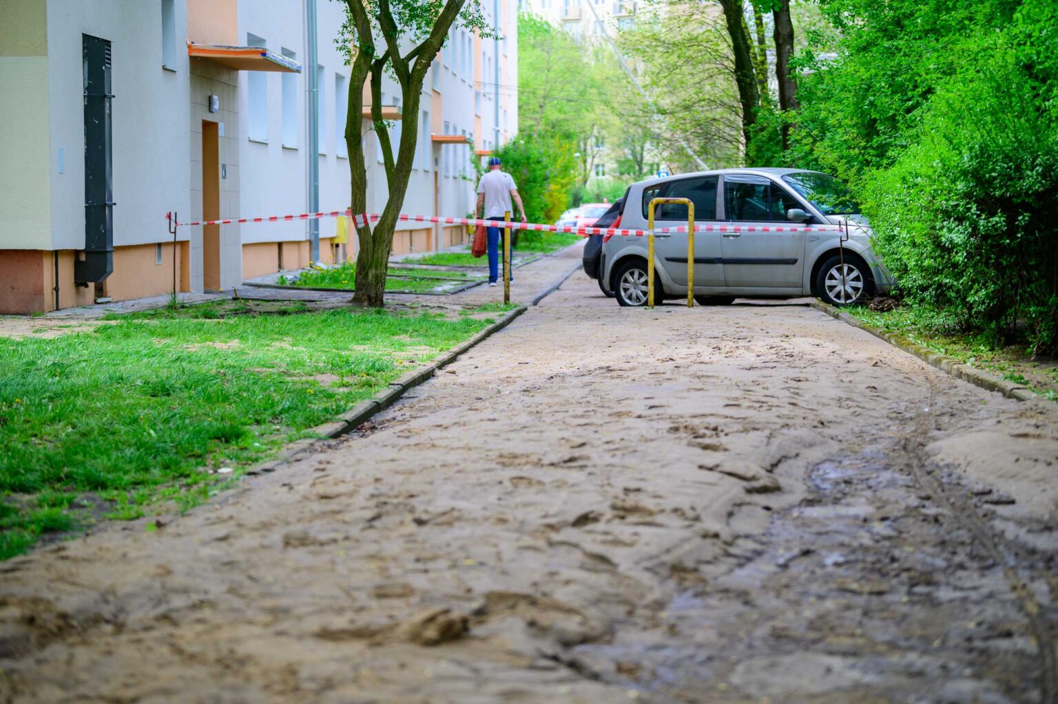 Usuwanie awarii wodociagowej Bratyslawska Fot Sebastian Szwajkowski 9