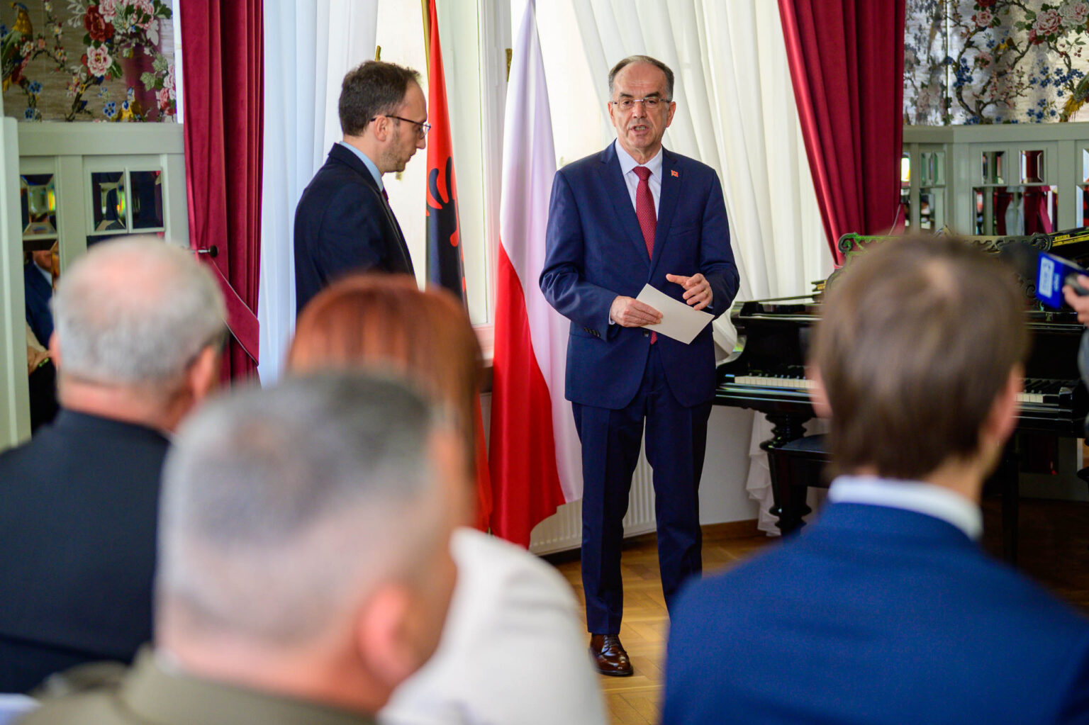 Wizyta Prezydenta Albanii w Lodzi Fot Sebastian Szwajkowski 10