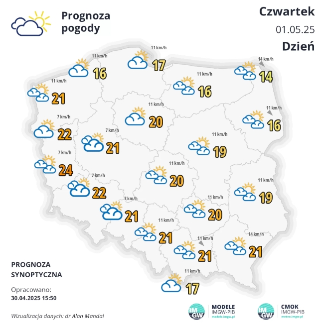 Zrzut ekranu 30 4 2025 161343 meteo.imgw .pl