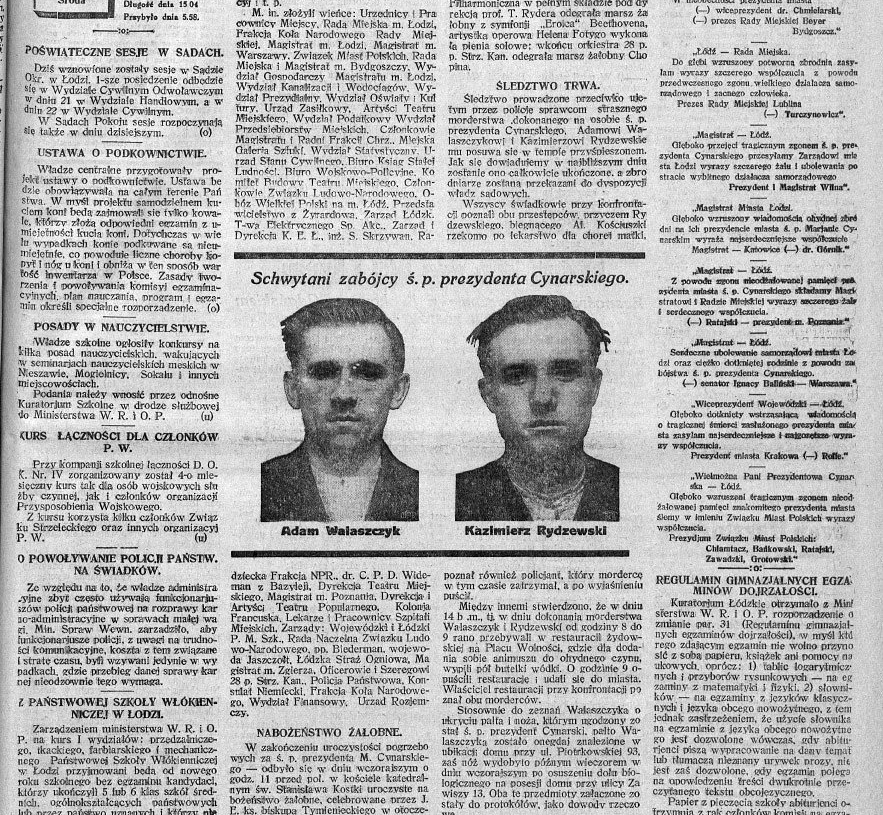 Historie nieodległe | Zbrodnia, która wstrząsnęła Łodzią. Zabójstwo Mariana Cynarskiego [PODCAST]