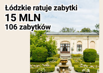 Łódzkie ratuje zabytki. 15 milionów złotych dotacji na renowacje