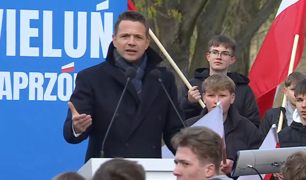 Trzaskowski w Wieluniu: Mam nadzieję, że jutro będę debatować z Karolem Nawrockim