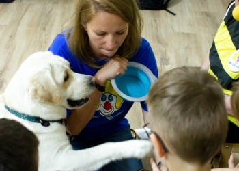 Terapeuci na czterech łapach. Dogoterapia dla małych pacjentów z Warty