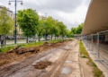 2025.05.26. remont torowiska krancowka na Polnocnej 8
