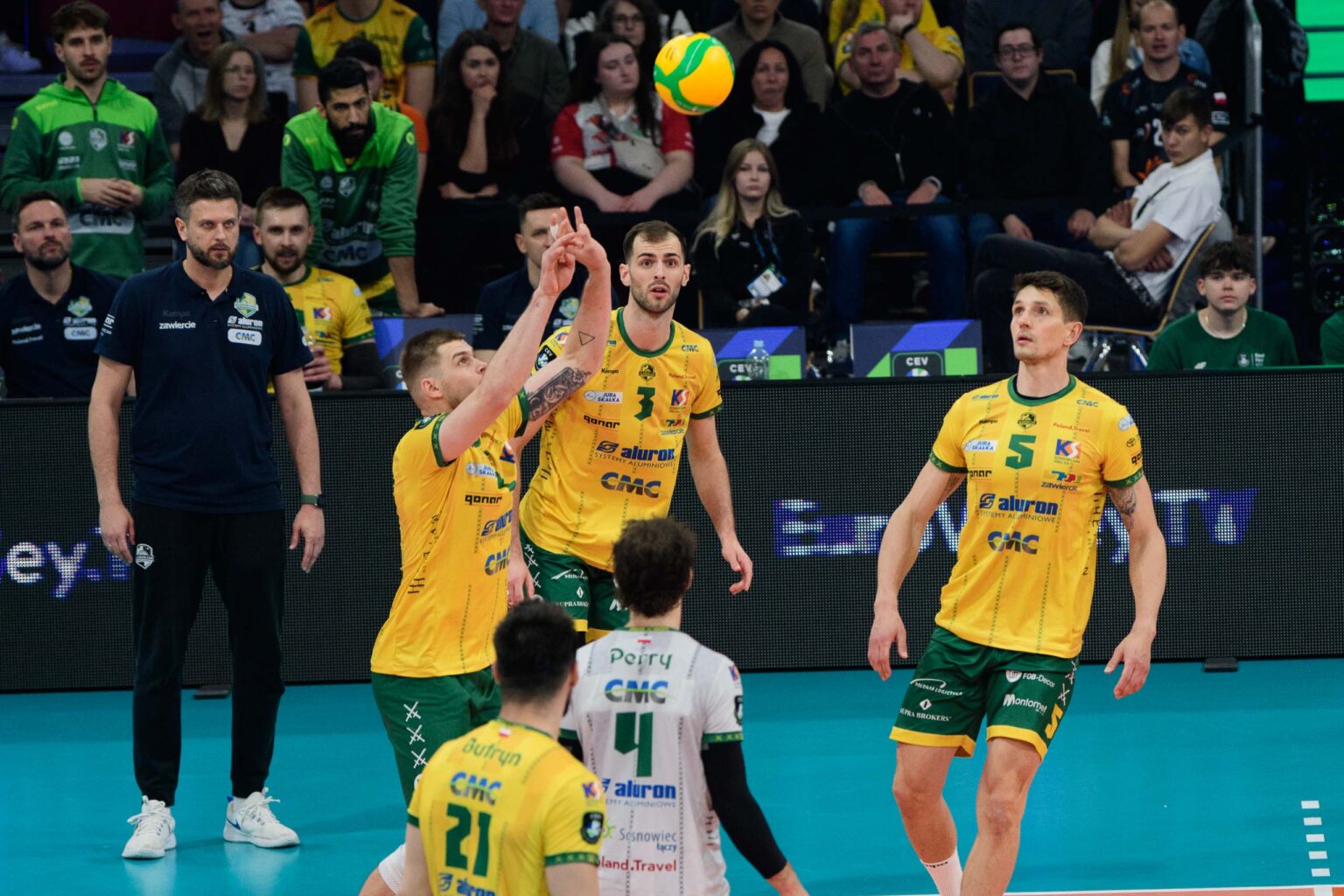 CEV Warta Zawiercie Sir Sicoma Fot Sebastian Szwajkowski 23
