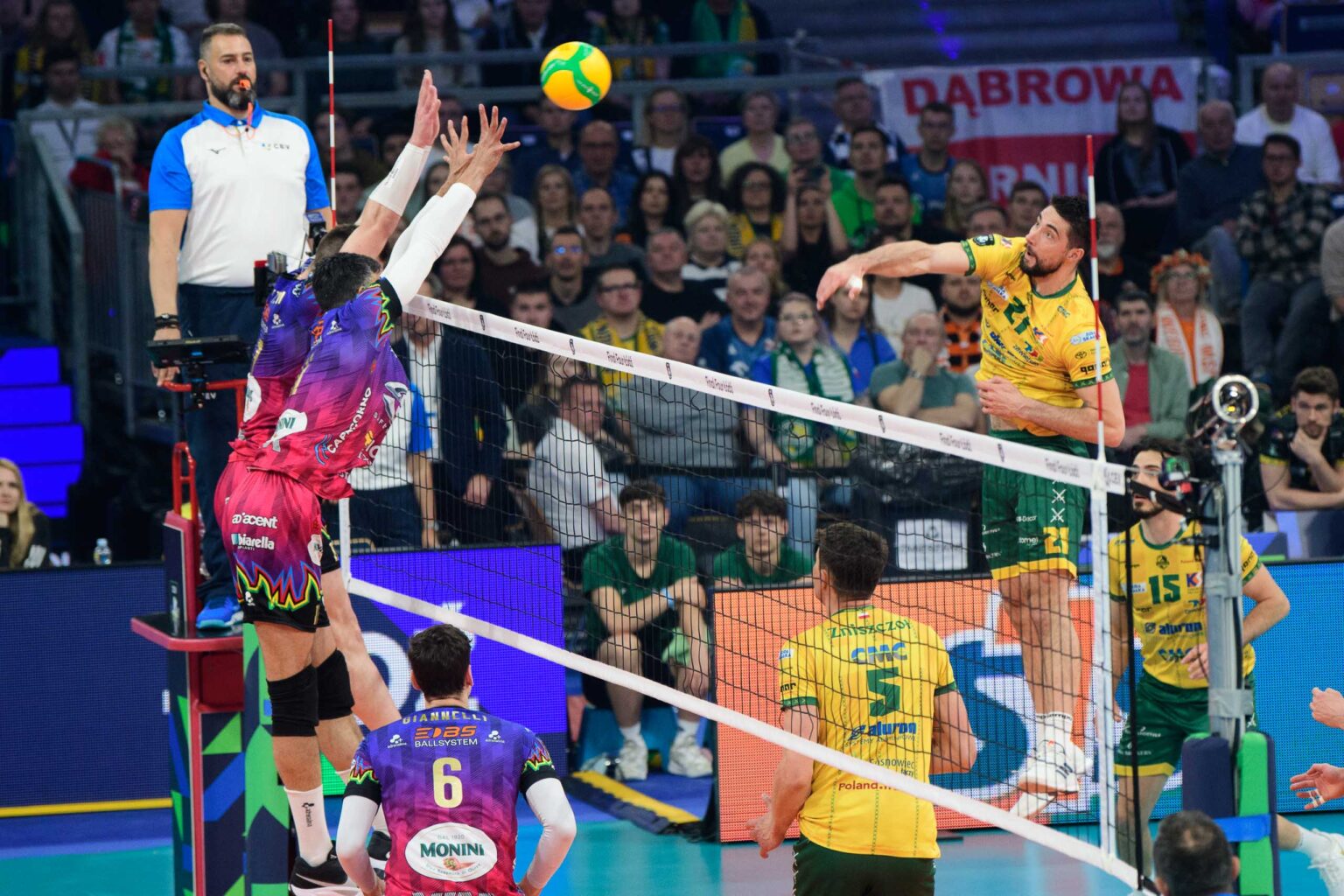 CEV Warta Zawiercie Sir Sicoma Fot Sebastian Szwajkowski 7
