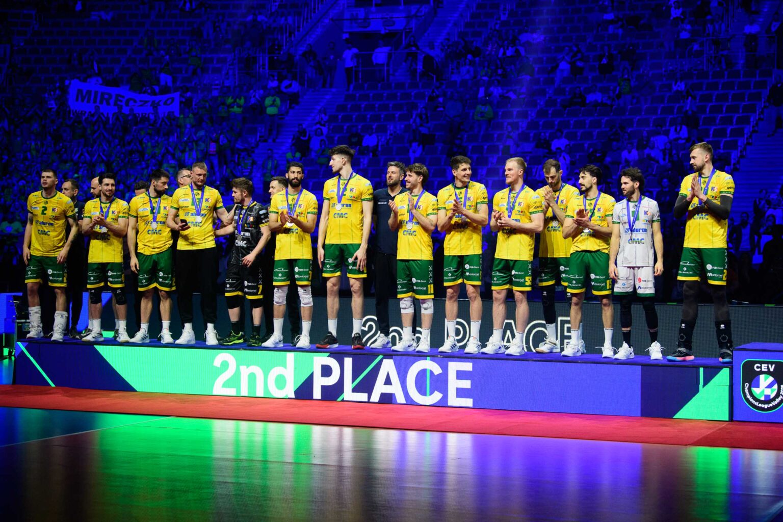 CEV Zwyciezcy dekoracja Fot Sebastian Szwajkowski 16