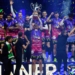 Siatkarska Liga Mistrzów w Atlas Arenie. Dekoracja zwycięzców i przegranych