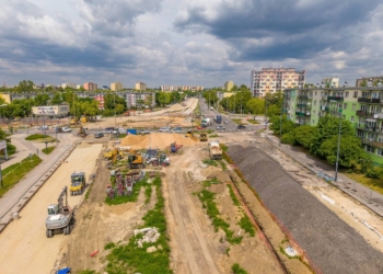 Przebudowa al. Śmigłego Rydza i ul. Niższej w Łodzi