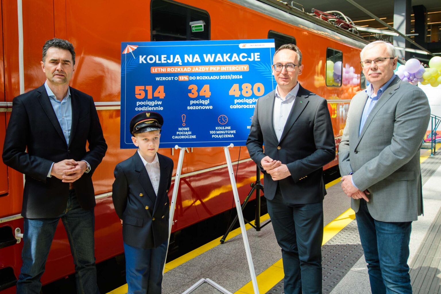 Koleja na wakacje minister Klimczak Fot Sebastian Szwajkowski 3