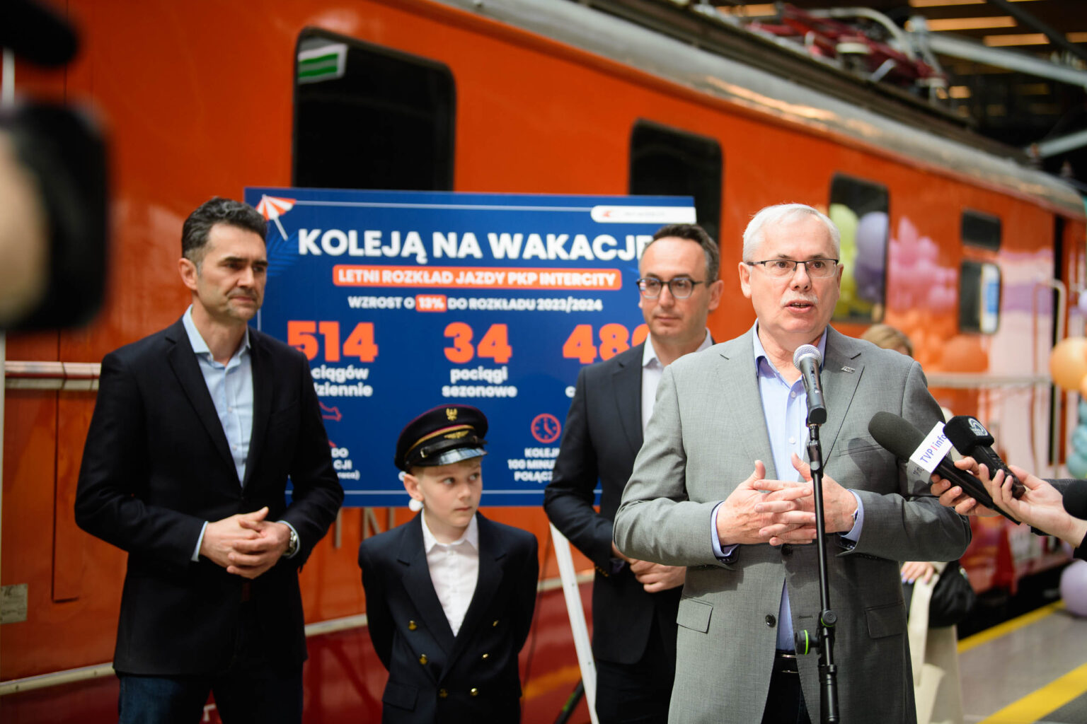 Koleja na wakacje minister Klimczak Fot Sebastian Szwajkowski 6