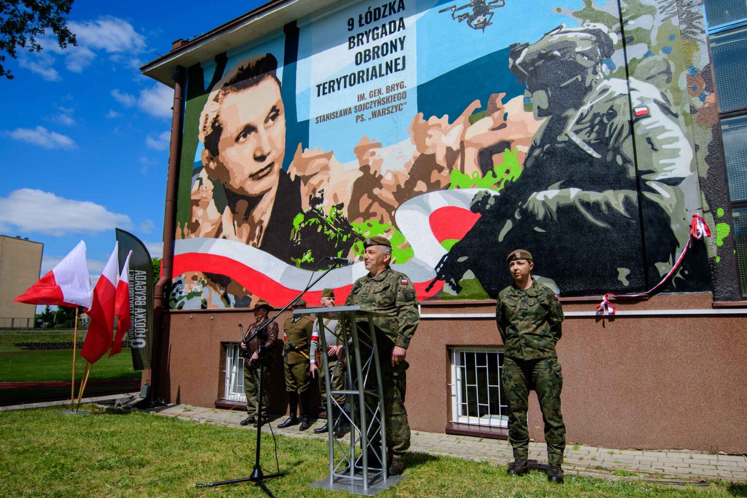 Odsloniecie Murala WOT Fot Sebastian Szwajkowski 3