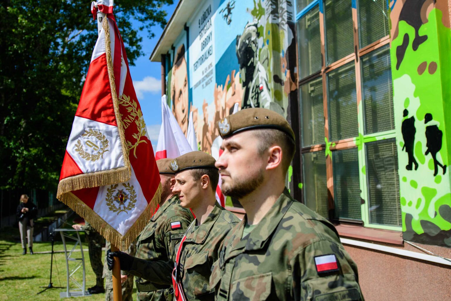 Odsloniecie Murala WOT Fot Sebastian Szwajkowski 6