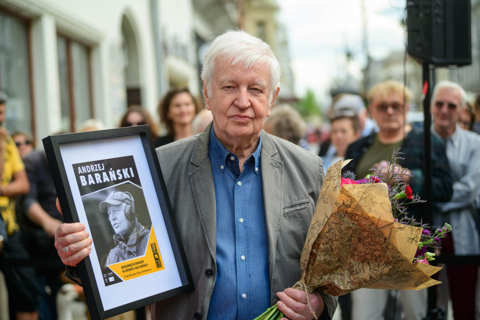 Odsloniecie gwiazdy Andrzeja Baranskiego Fot Sebastian Szwajkowski 5