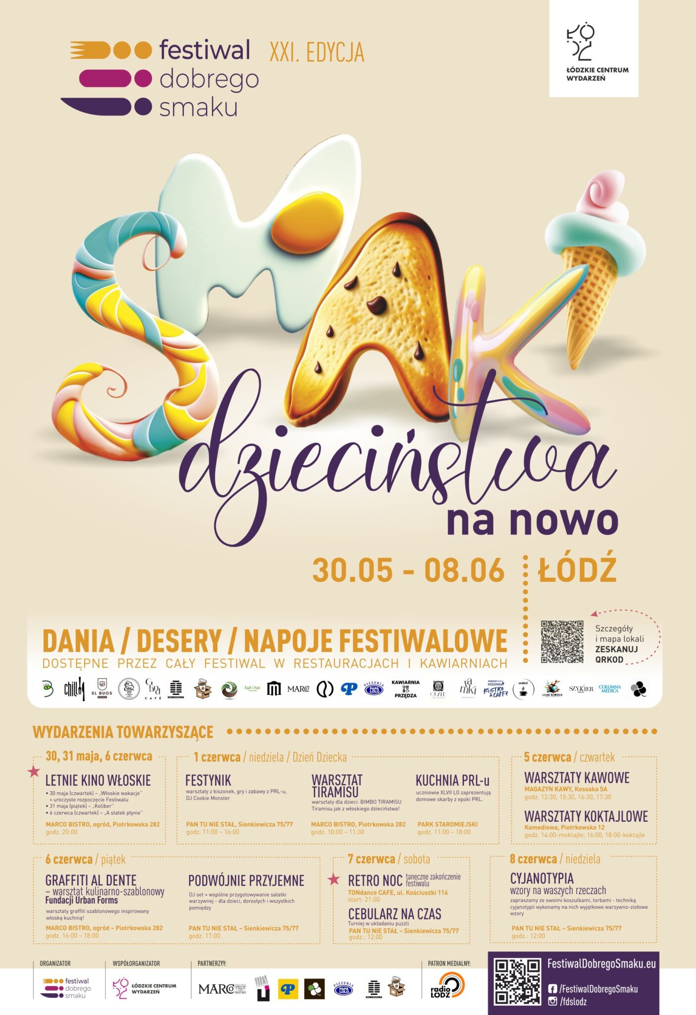 Plakat smaki dziecinstwa