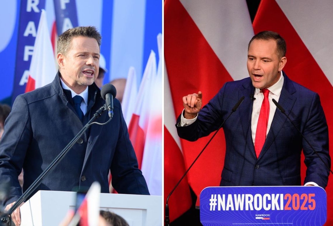 Rafał Trzaskowski wygrywa pierwszą turę wyborów. W drugiej zmierzy się z Karolem Nawrockim [EXIT POLL]