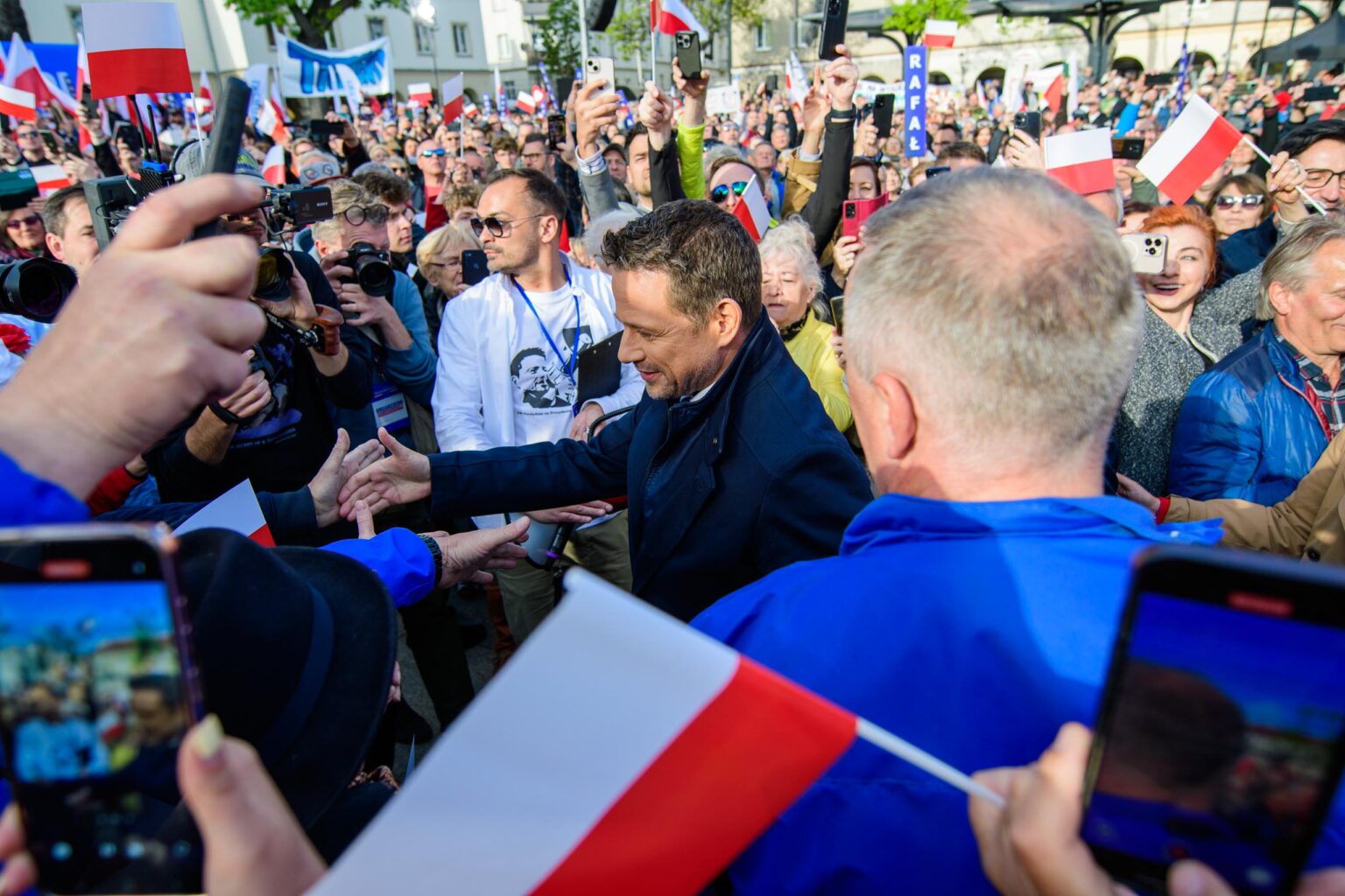 Rafal Trzaskowski w Lodzi Fot Sebastian Szwajkowski 5