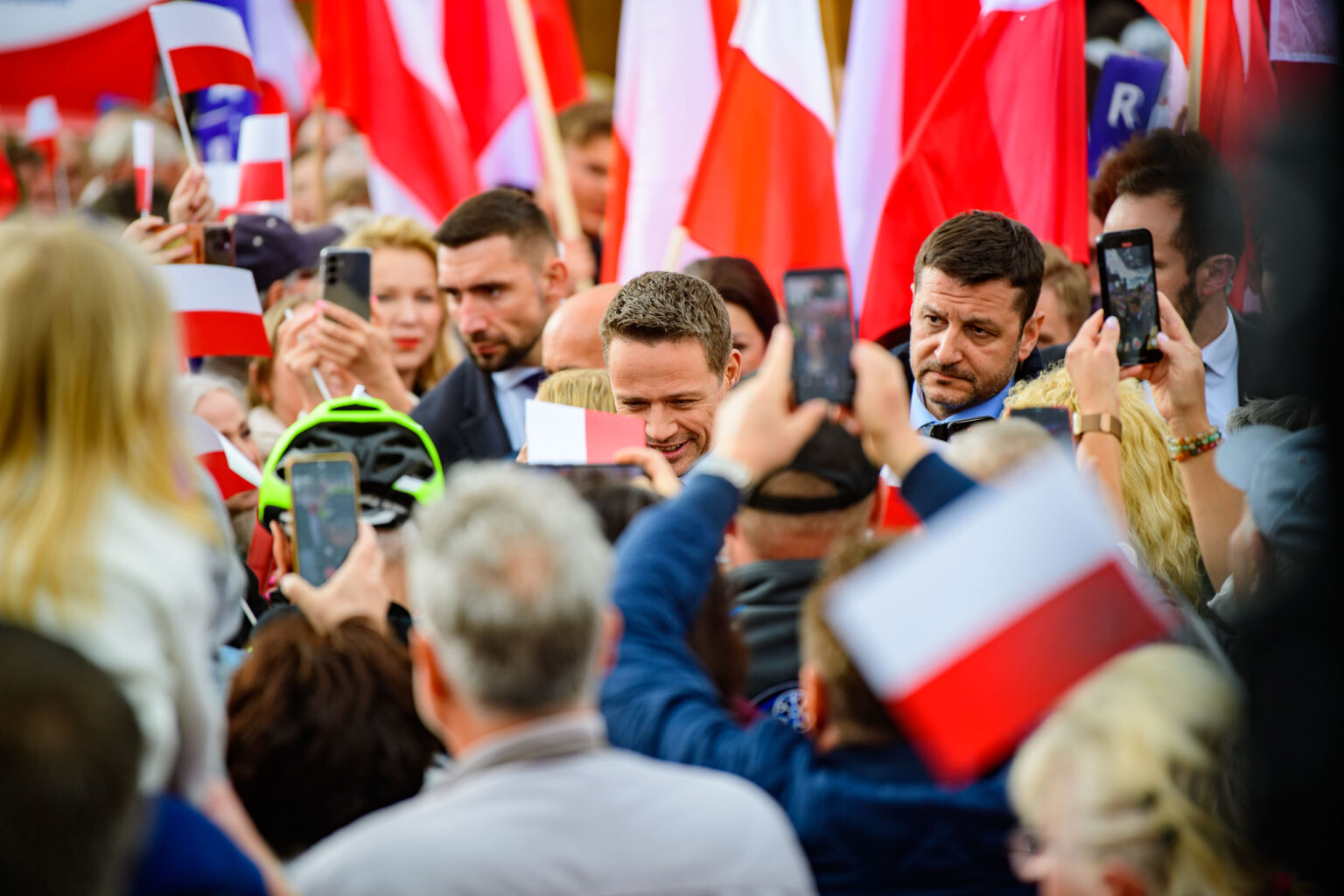 Rafal Trzaskowski w Pabianicach Fot Sebastian Szwajkowski 16