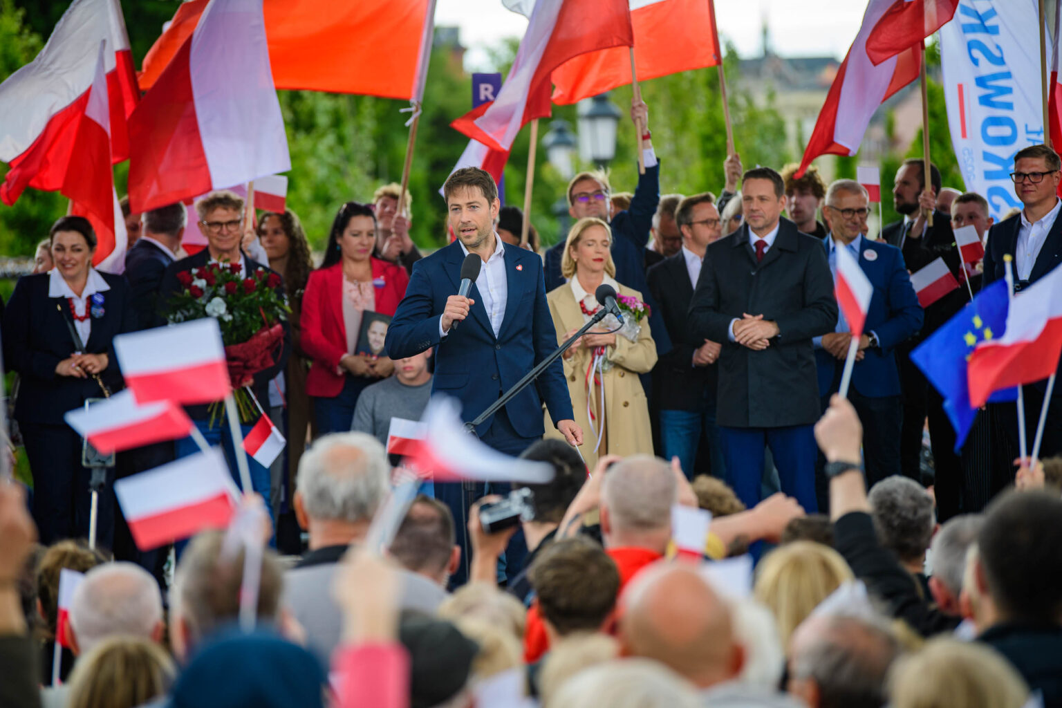 Rafal Trzaskowski w Pabianicach Fot Sebastian Szwajkowski 19