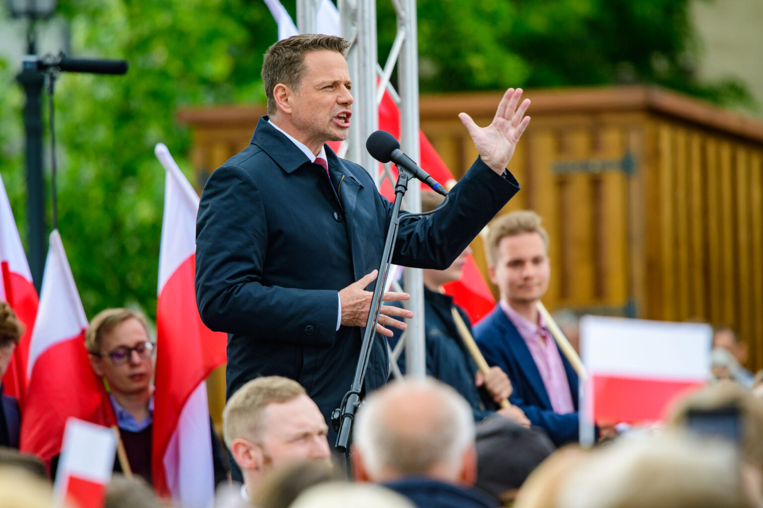 Rafal Trzaskowski w Pabianicach Fot Sebastian Szwajkowski 4