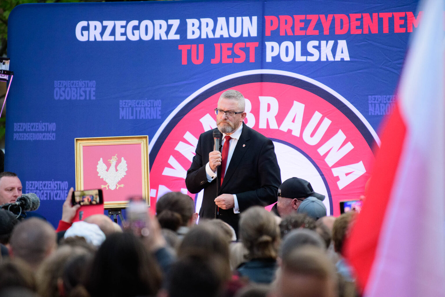 Spotkanie z Grzegorzem Braunem w Lodzi Fot Sebastian Szwajkowski 27