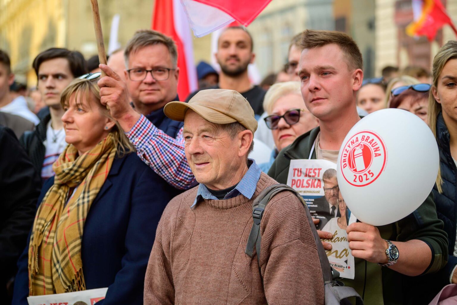 Spotkanie z Grzegorzem Braunem w Lodzi Fot Sebastian Szwajkowski 28