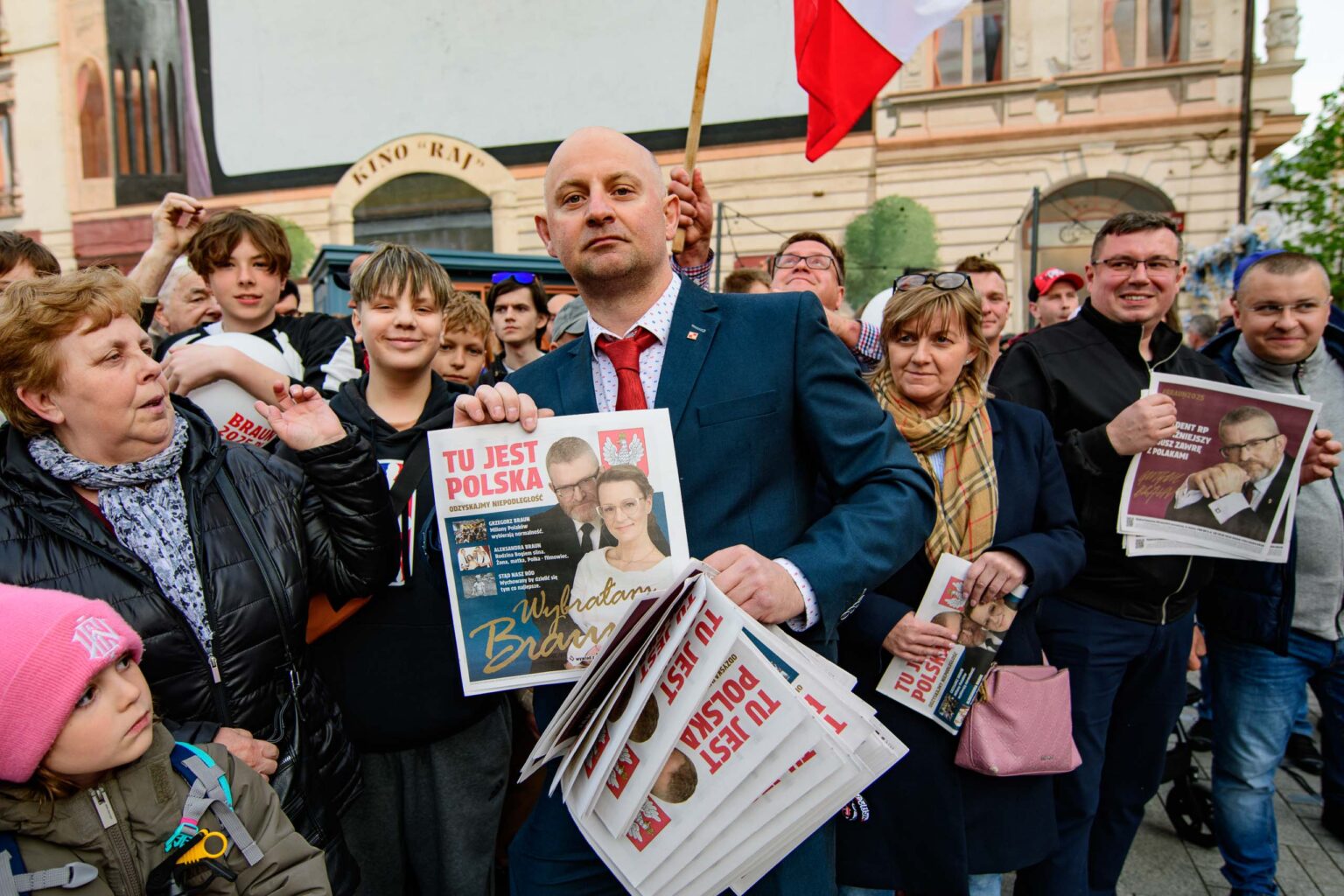 Spotkanie z Grzegorzem Braunem w Lodzi Fot Sebastian Szwajkowski 46