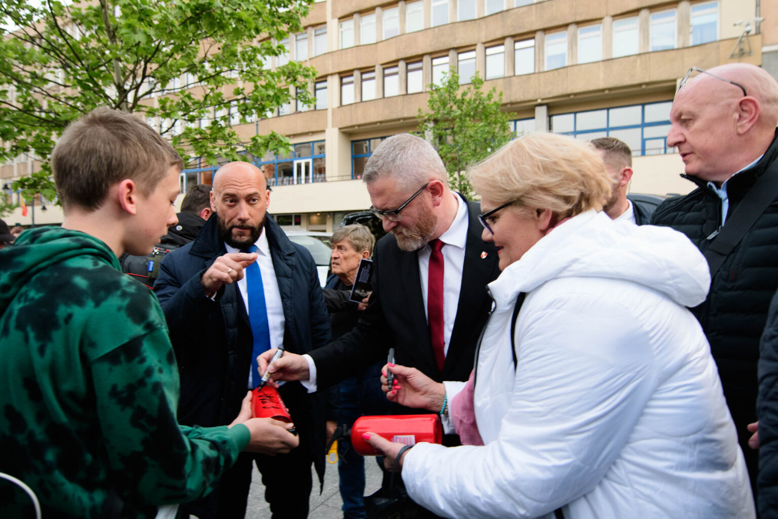 Spotkanie z Grzegorzem Braunem w Lodzi Fot Sebastian Szwajkowski 50