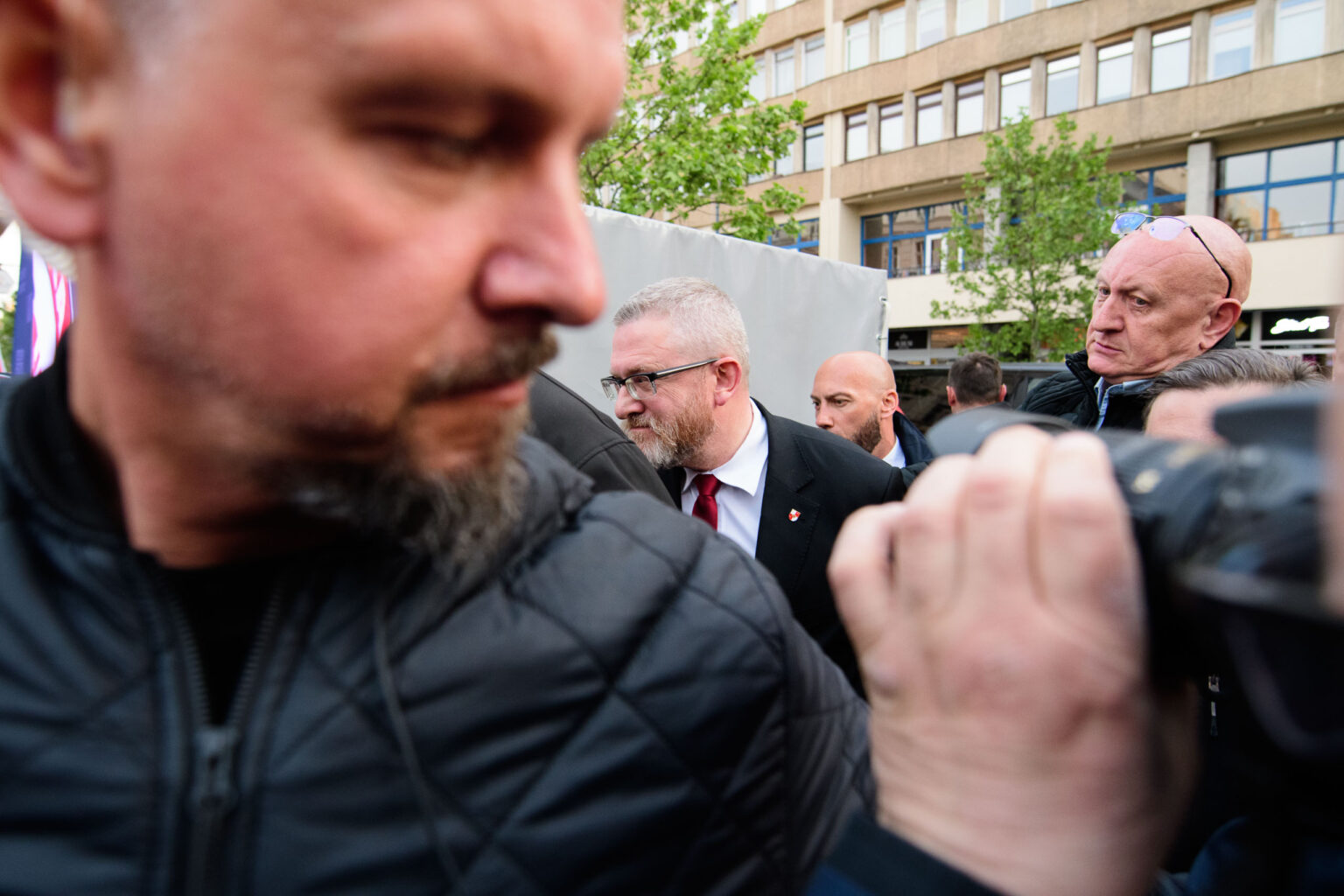 Spotkanie z Grzegorzem Braunem w Lodzi Fot Sebastian Szwajkowski 51