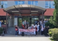 Strajk pracowników szpitala w Bełchatowie