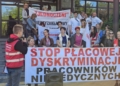 Strajk pracowników szpitala w Bełchatowie