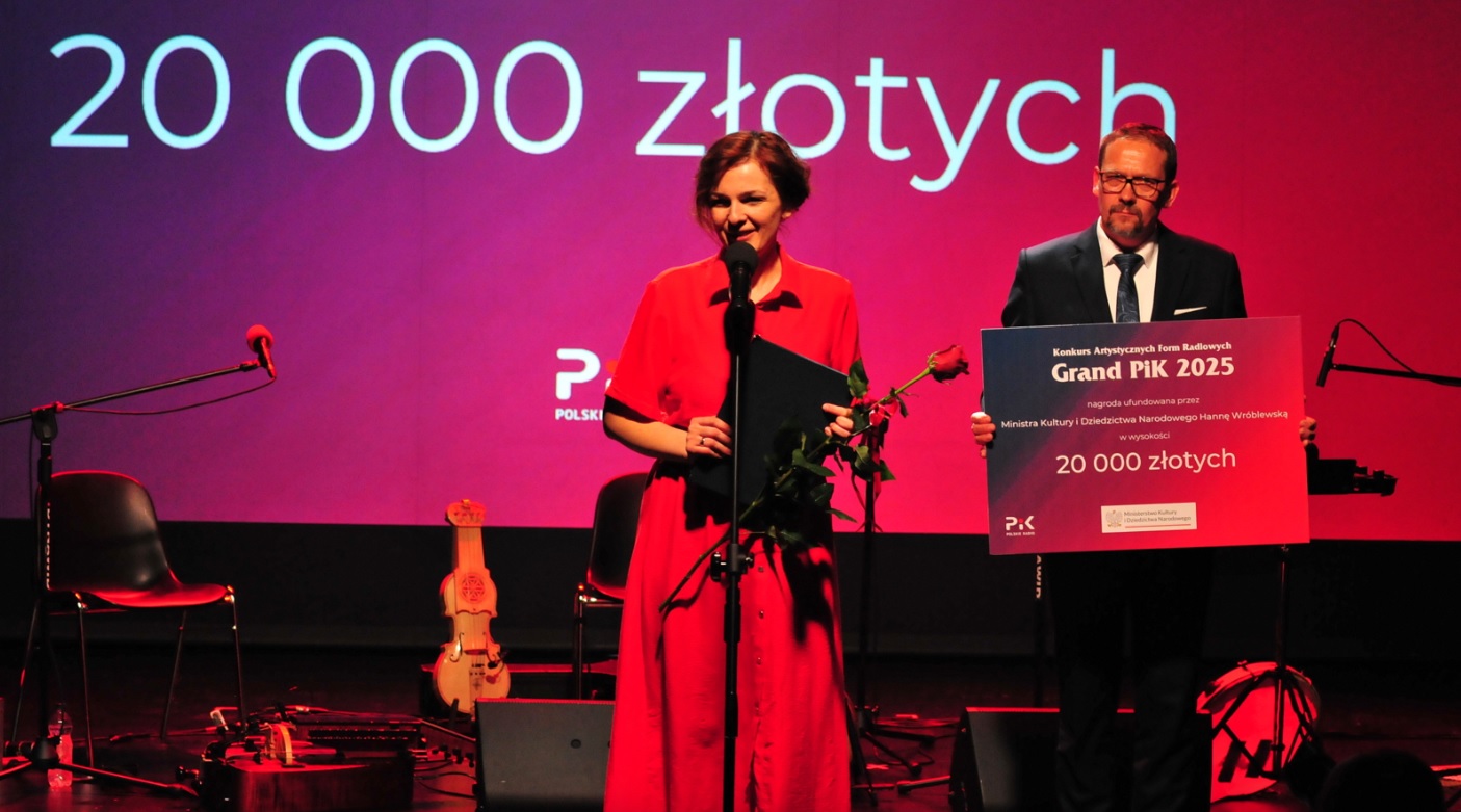 Grand PiK 2025. Kamila Litman z Nagrodą Ministra Kultury i Dziedzictwa Narodowego 2 Grand PiK 2025. Kamila Litman wśród nagrodzonych