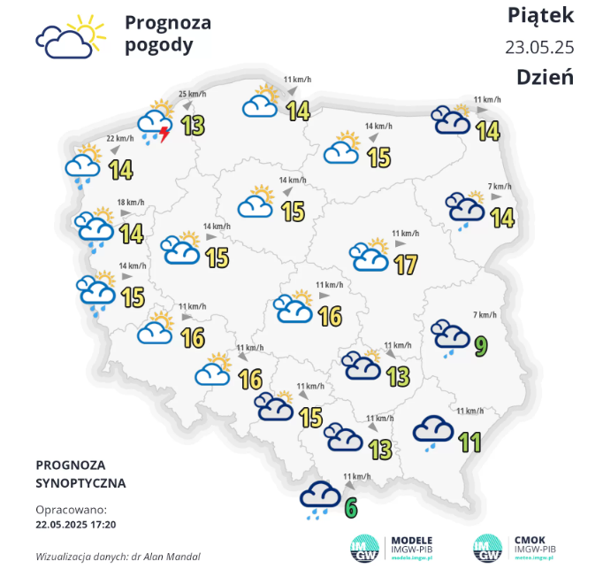 Pogoda na piątek. Sporo chmur, ale bez deszczu 2 pogoda32455