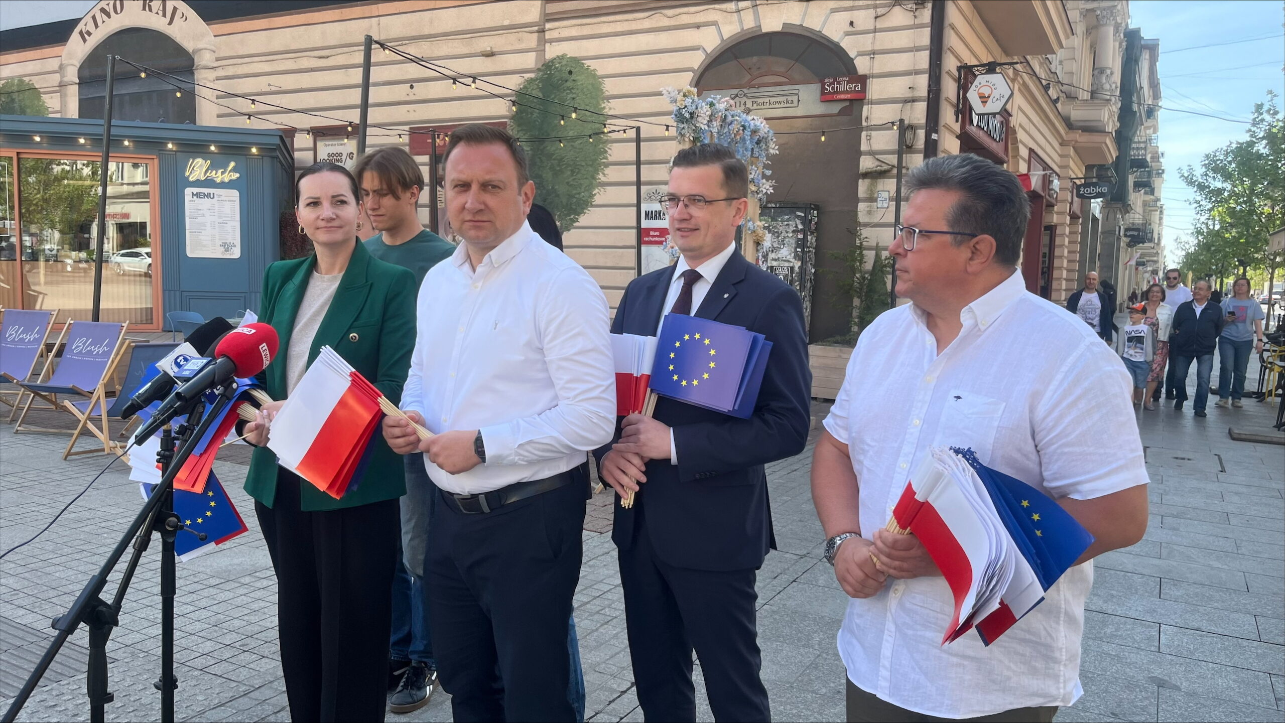 Łódzka Lewica w Dniu Flagi. "Flagę i symbole narodowe trzeba mieć przede wszystkim w sercu"
