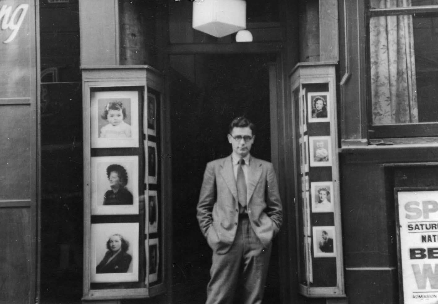 thumbnail 09 Louis in front of Studio Alexander Manchester late 1940s