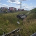 Groźny wypadek na A1. Dachował samochód osobowy