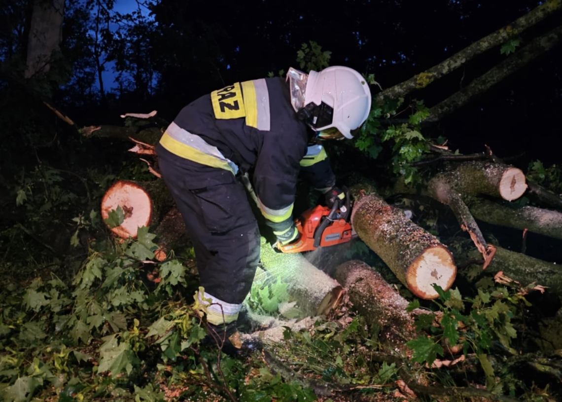 Burze w województwie łódzkim. Raport zniszczeń i strat