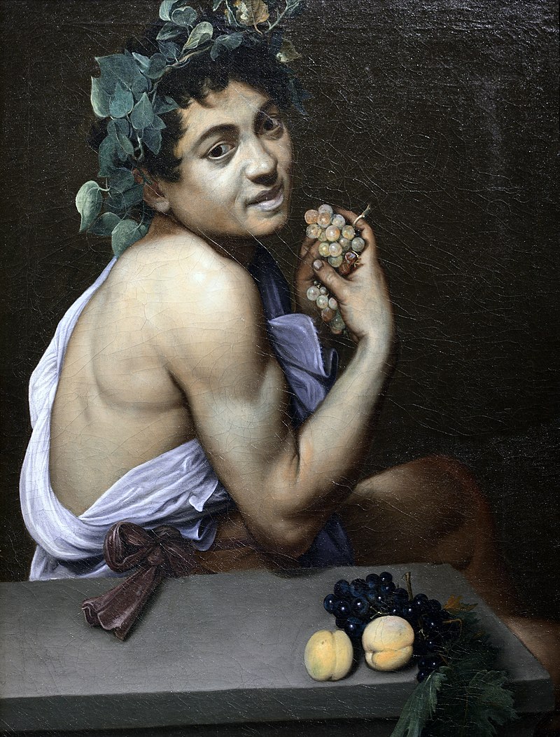 Caravaggio. Obrazy geniusza malarstwa w 3D - jednodniowa wystawa w Łodzi 3 800px Sick young Bacchus by Caravaggio
