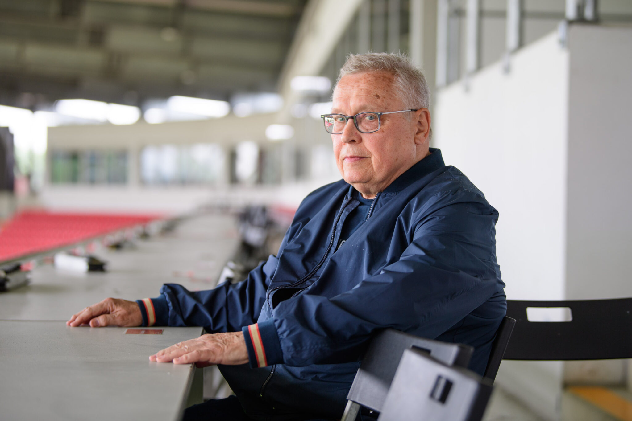 Dariusz Postolski na stadionie Widzewa