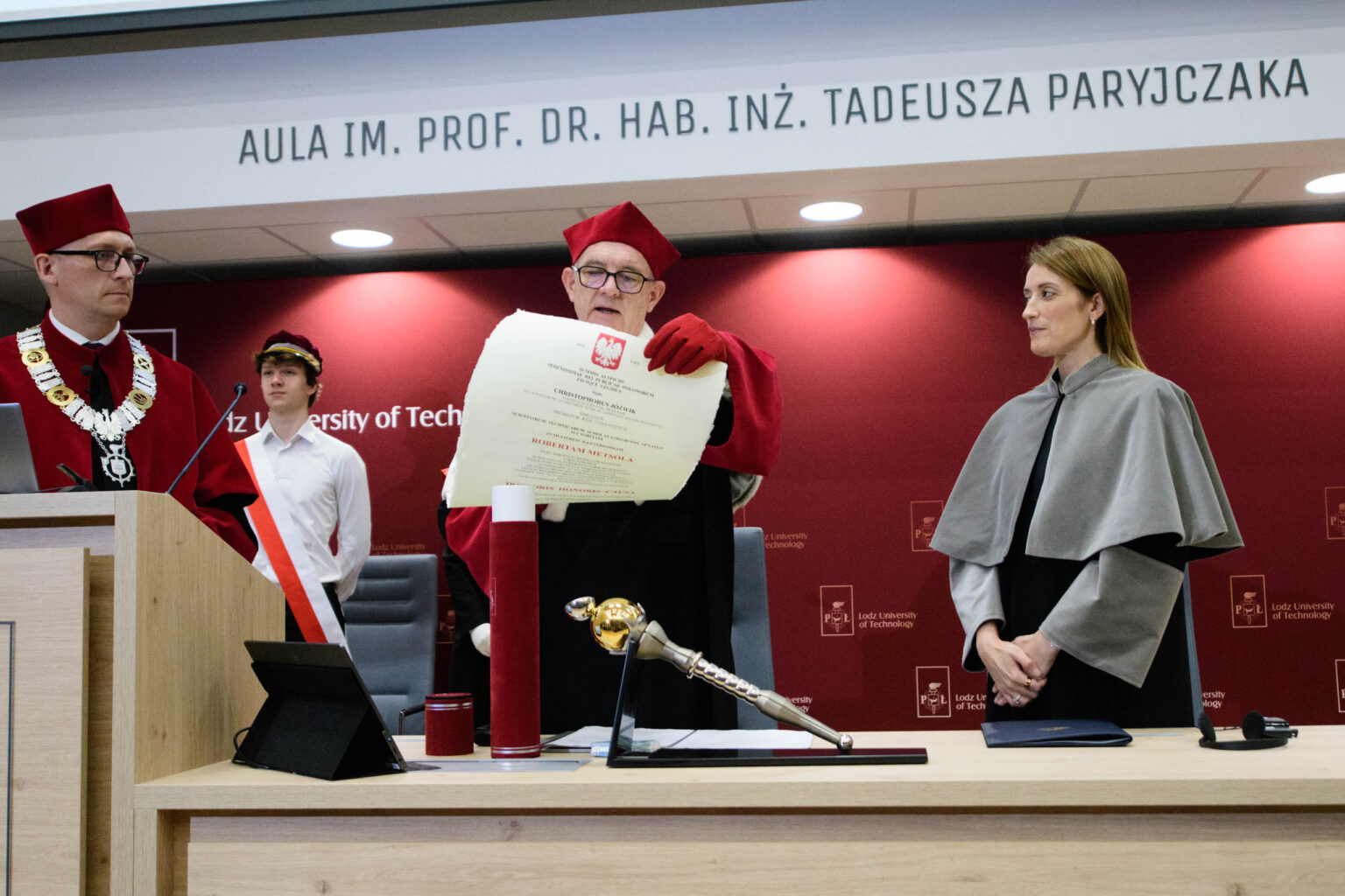 Doktorat Honoris Causa PL dla Roberty Metsoli Fot Sebastian Szwajkowski 1 1