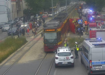 Śmiertelny wypadek na Zachodniej w Łodzi. 70-letnia kobieta wpadła pod tramwaj