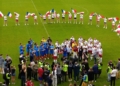 Mecz Gwiazd Polska - Francja. Wyrównana rywalizacja piłkarskich legend