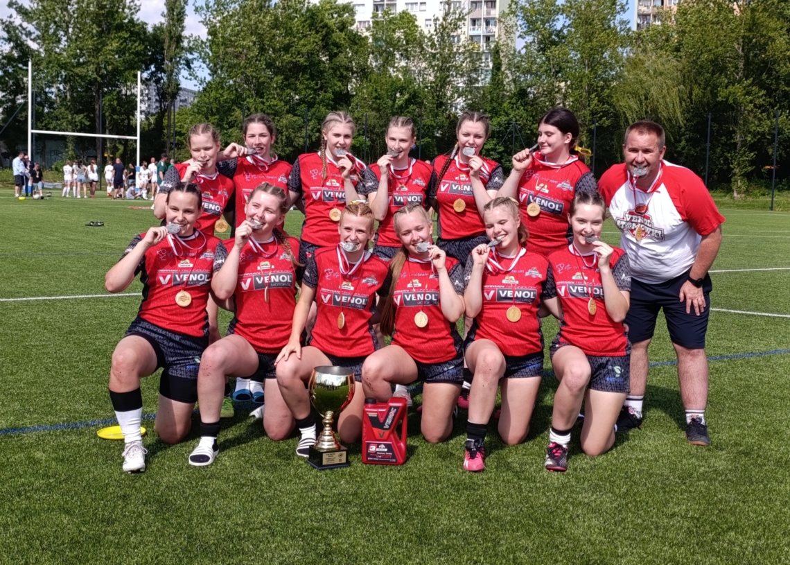 Venol Atomówki Łódź wicemistrzyniami Polski w rugby 7 do lat 16!