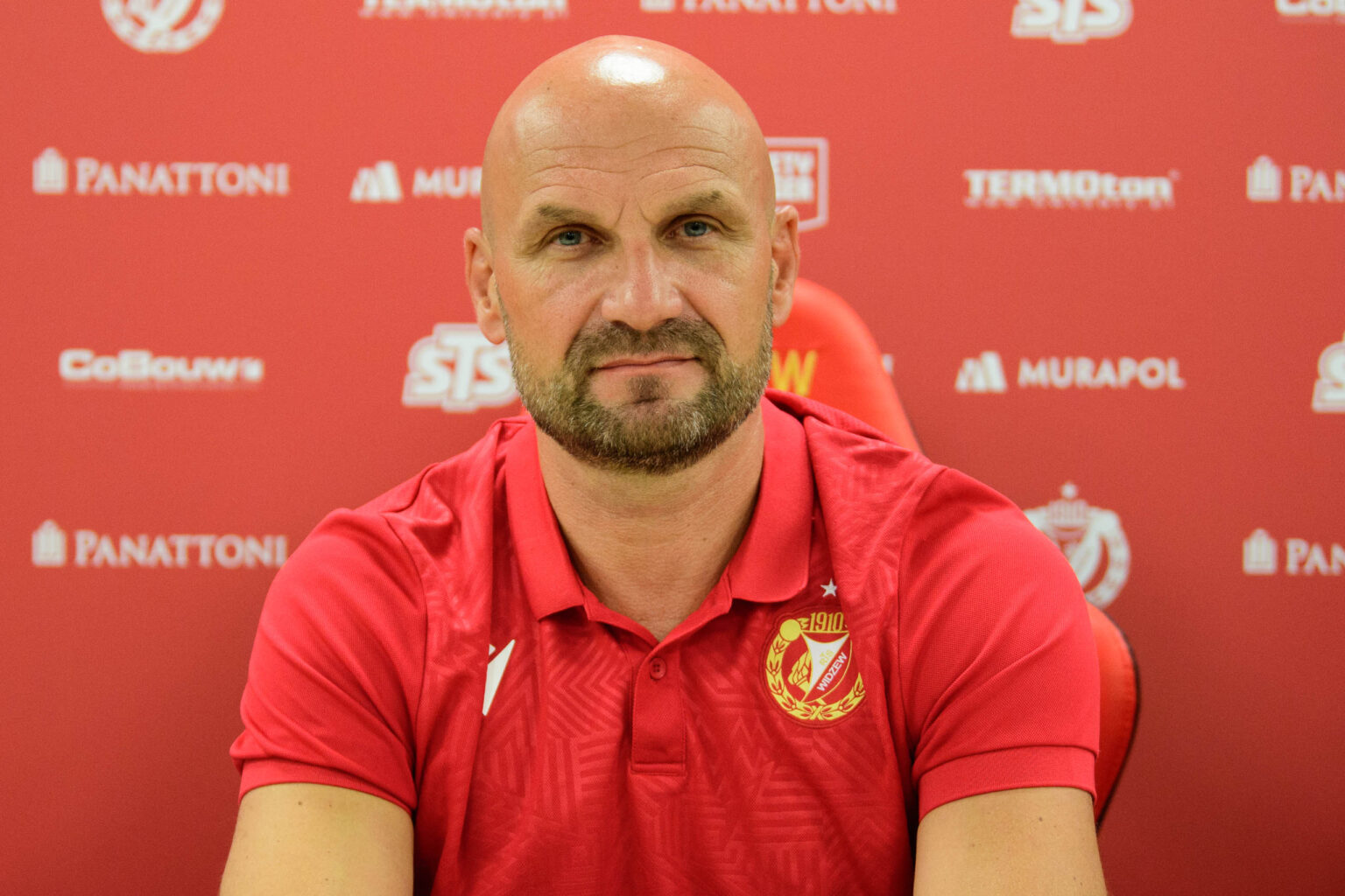 Konferencja Trenera i Trening Widzewa Fot Sebastian Szwajkowski 14