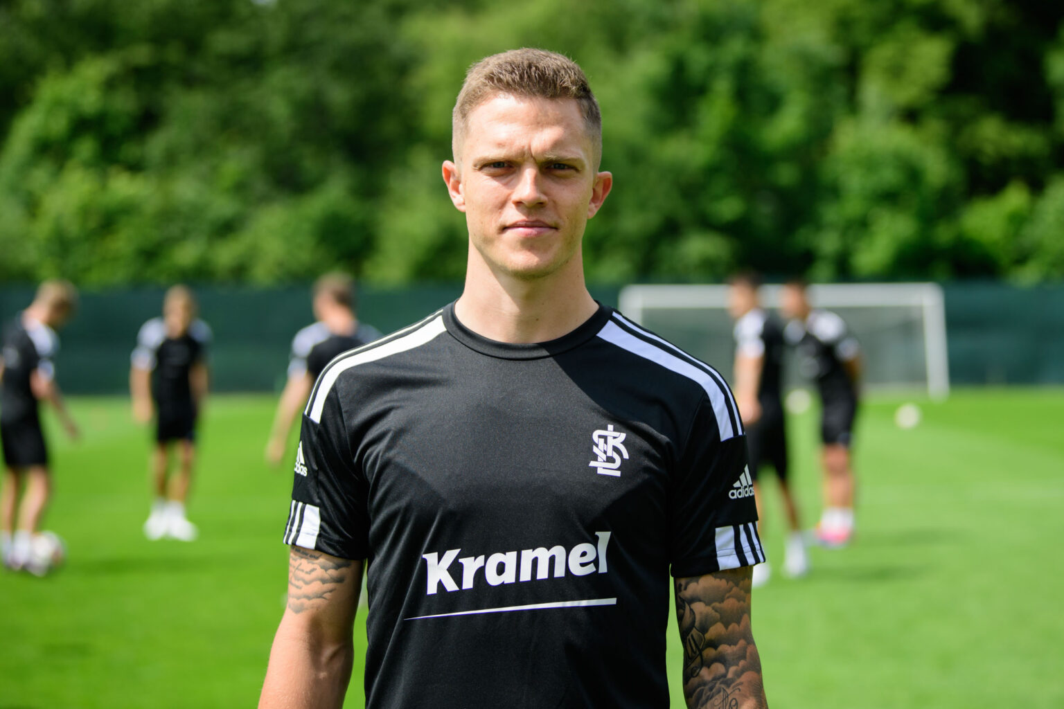 Konferencja trenera Pierwszy Trening LKS Fot Sebastian Szwajkowski 23