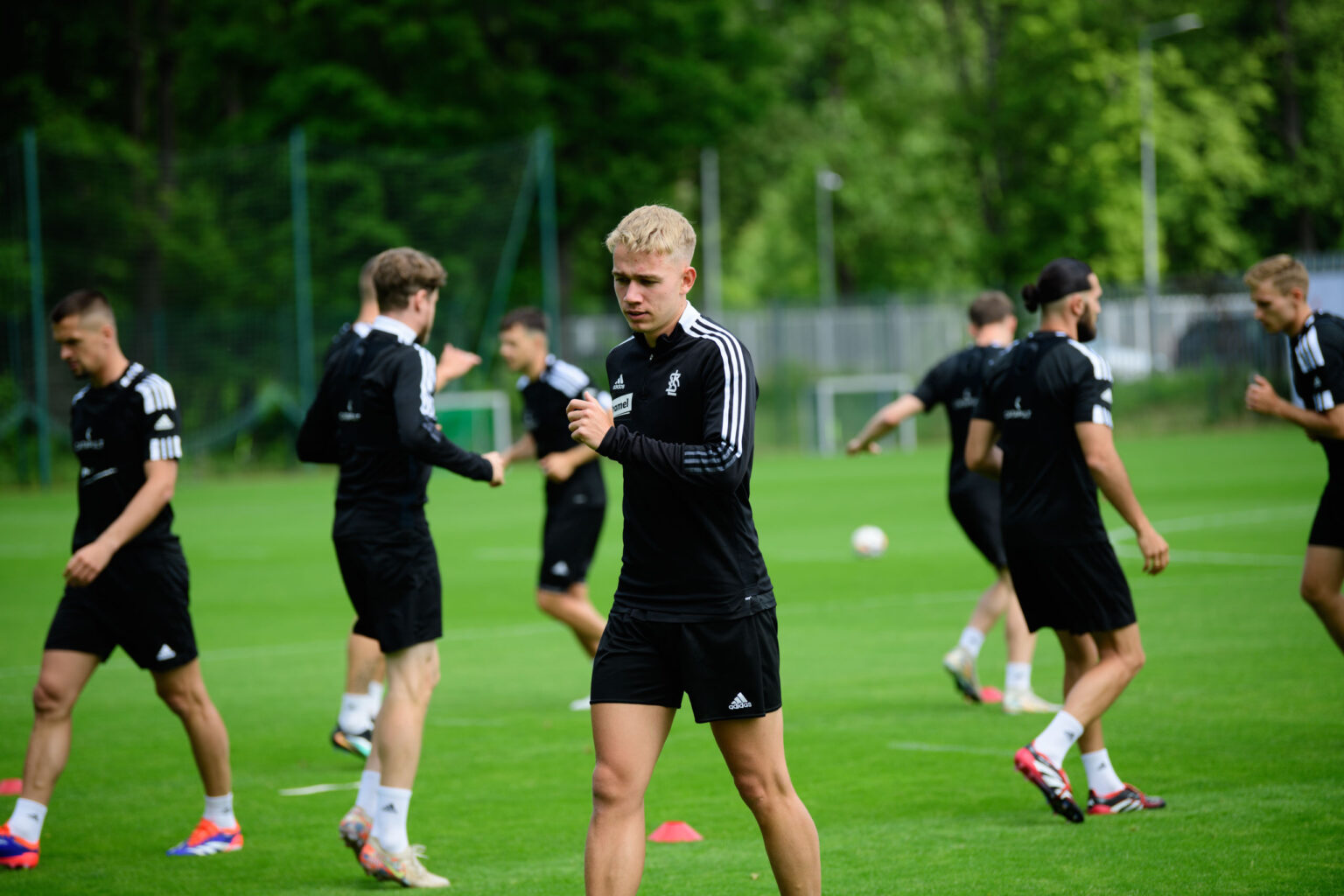 Konferencja trenera Pierwszy Trening LKS Fot Sebastian Szwajkowski 31