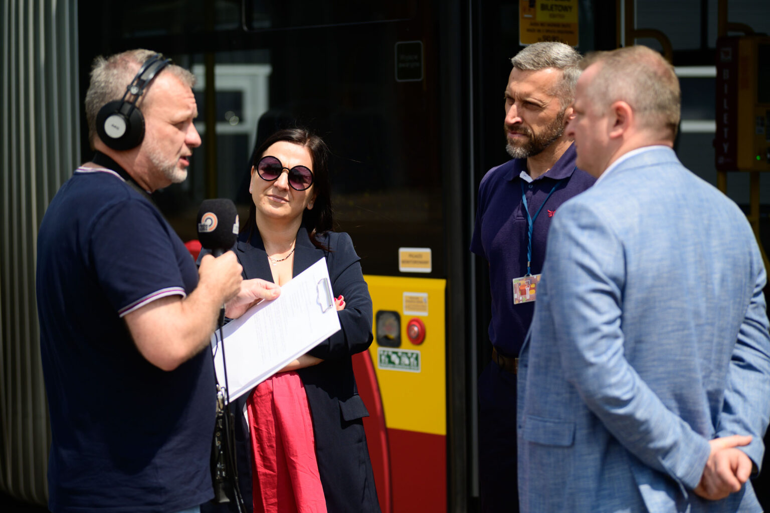 Marcin Mendalbaum w zajezdni MPK Limanowskiego Fot Sebastian Szwajkowski 1