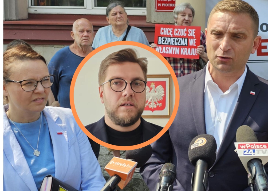 Robert Bąkiewicz w Piotrkowie Trybunalskim mówił o referendum. Prezydent: skazany bojówkarz ma decydować o przyszłości naszego miasta?